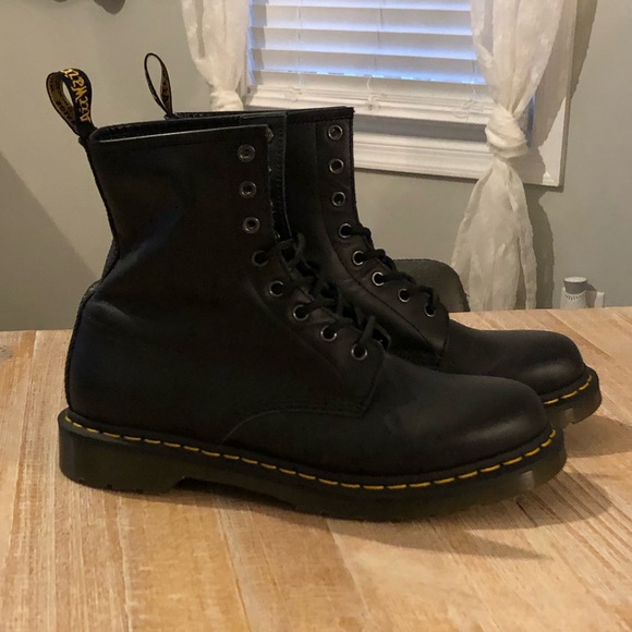 Dr. Martens Shoes - Dr. Marten’s 1460 Smooth Leather Lace-Up Boots